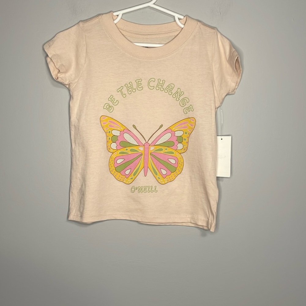 O’NEILL Pink Be The Change T-shirt Size XXS NEW